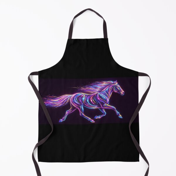Item preview, Neon Galloping Horse Electric Pattern designed and sold by amusefullife.