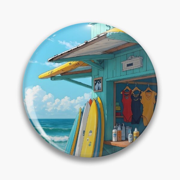 Item preview, Sunny Beach Surf Rental Shack Tropical Ocean Vibes iPhone Case designed and sold by FestivityFinds.
