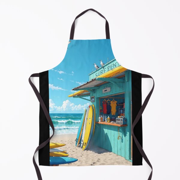 Item preview, Sunny Beach Surf Rental Shack Tropical Ocean Vibes iPhone Case designed and sold by FestivityFinds.