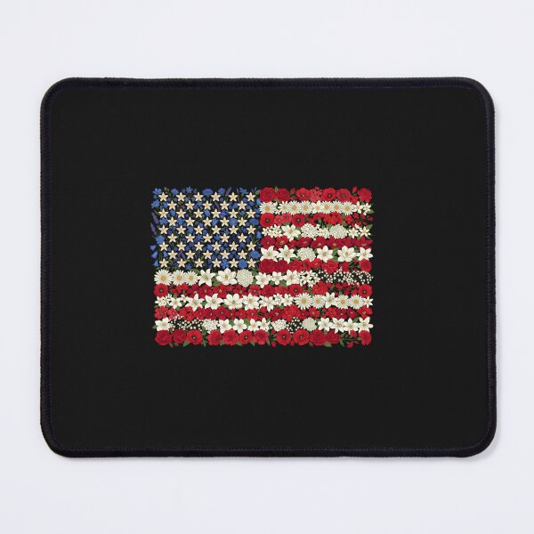 Item preview, Floral American Flag Flowers Wildflowers 4th of July Pullover Hoodie designed and sold by FrankIsabel.