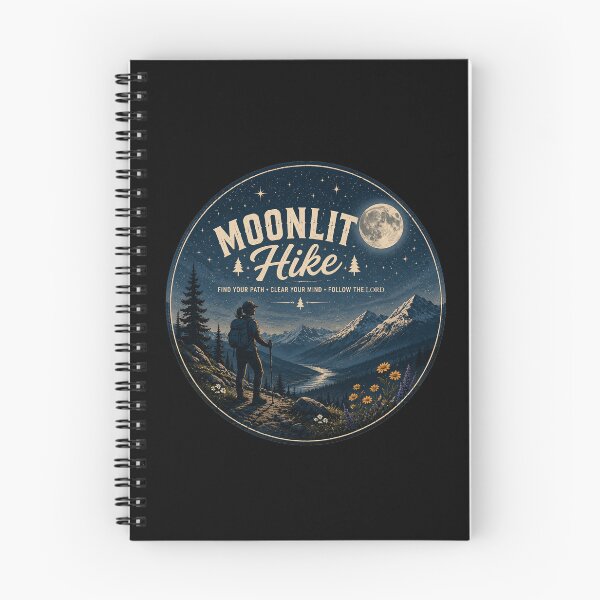Item preview, Moonlit Hike – Follow the Lord designed and sold by NaphDesigns.