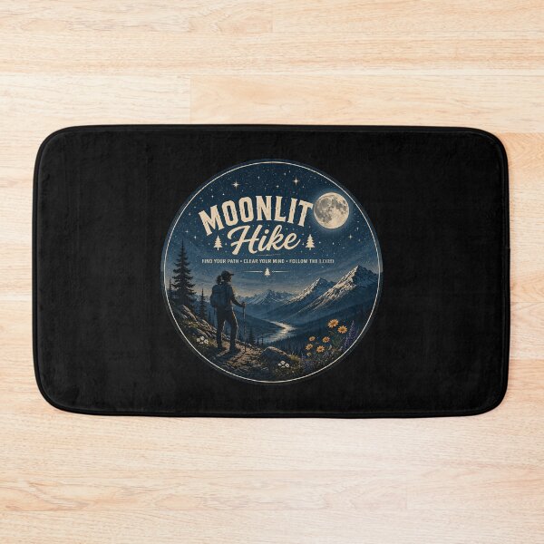 Item preview, Moonlit Hike – Follow the Lord designed and sold by NaphDesigns.