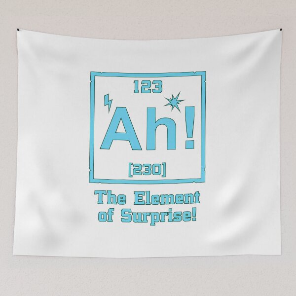 Item preview, Element of Surprise Periodic Table Pun  designed and sold by Noheqa.