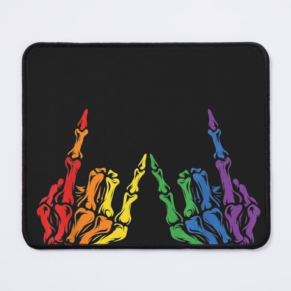 Item preview, Skeleton Rock Hand LGBT-Q Cool Rainbow Flag Gay Pride Ally designed and sold by CriseldaBruning.