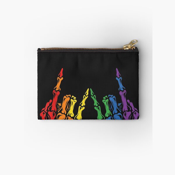 Item preview, Skeleton Rock Hand LGBT-Q Cool Rainbow Flag Gay Pride Ally designed and sold by CriseldaBruning.