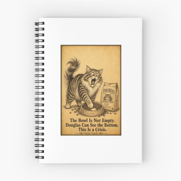 Item preview, Crone Cards - The Bowl Is Not Empty. Douglas Can See the Bottom. This Is a Crisis. designed and sold by Kay Mhor Studio.