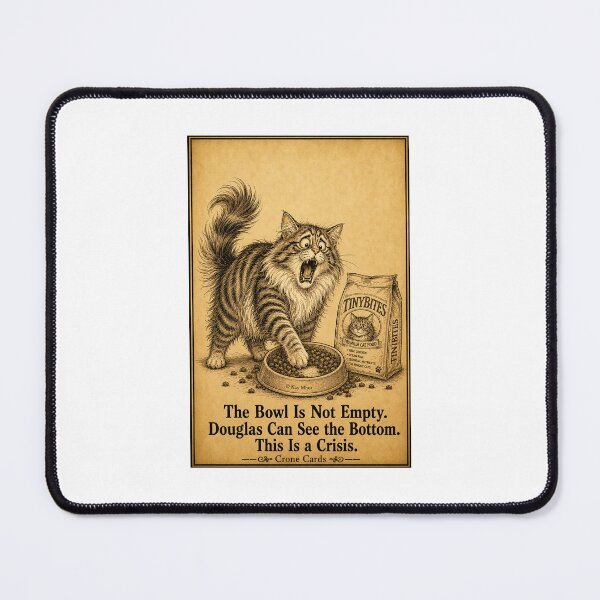 Item preview, Crone Cards - The Bowl Is Not Empty. Douglas Can See the Bottom. This Is a Crisis. designed and sold by Kay Mhor Studio.