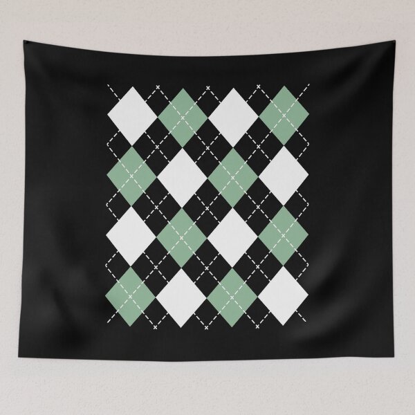 Item preview, Rockabilly Green  Argyle 1950s Sock Hop Dance Party Retro Classic Rock n Roll designed and sold by MemphisCenter.