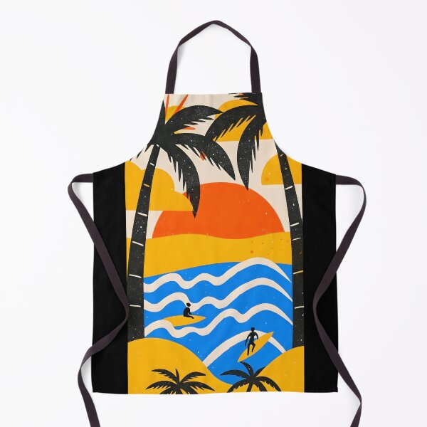 Item preview, Tropical Sunset Surfing Palm Trees iPhone Case designed and sold by FestivityFinds.