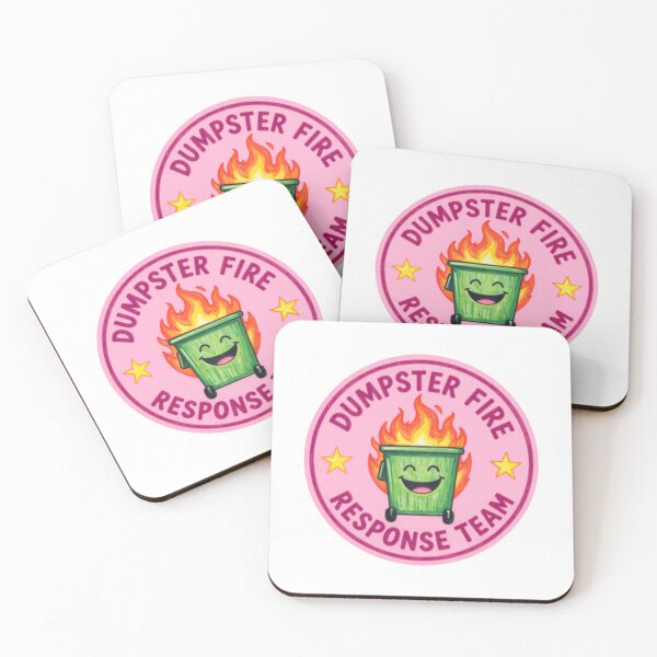 Item preview, Dumpster Fire Response Team Chaos Humor Stress Meme designed and sold by HumansStuck12.