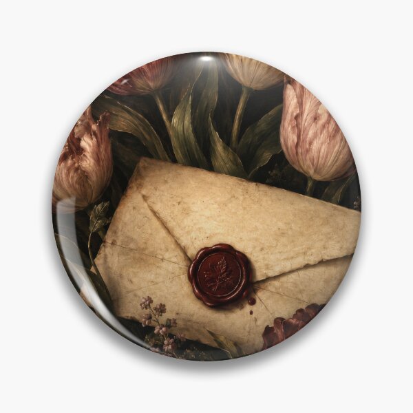 Item preview, Wax-Sealed Love Letter Tulips Dark Academia Romance designed and sold by scicilysimonee.
