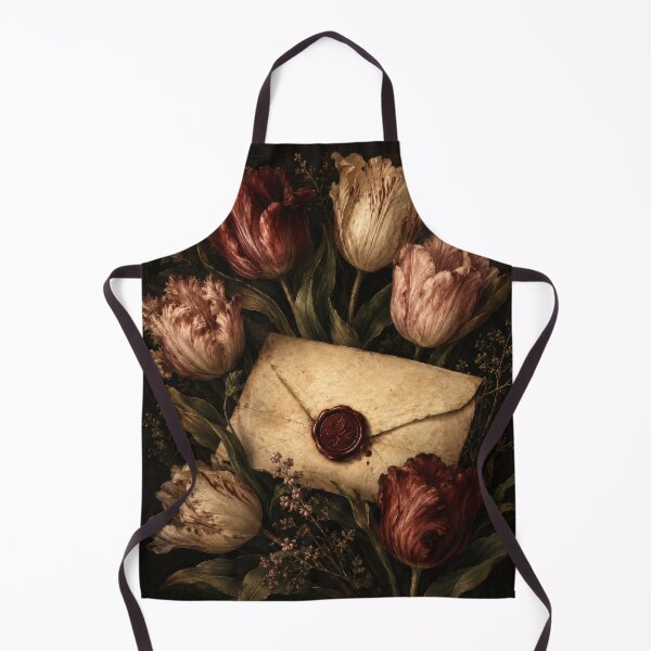 Item preview, Wax-Sealed Love Letter Tulips Dark Academia Romance designed and sold by scicilysimonee.