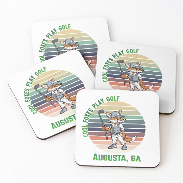 Item preview, Cool Foxes Play Golf.  Gift for a Golf Fan, Gift for a Golf Player.  Funny Golf, Golf Humor.  Augusta, GA. designed and sold by ShrimpAndGrits.