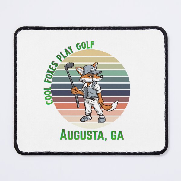 Item preview, Cool Foxes Play Golf. Gift for a Golf Fan, Gift for a Golf Player. Funny Golf, Golf Humor. Augusta, GA. designed and sold by ShrimpAndGrits.