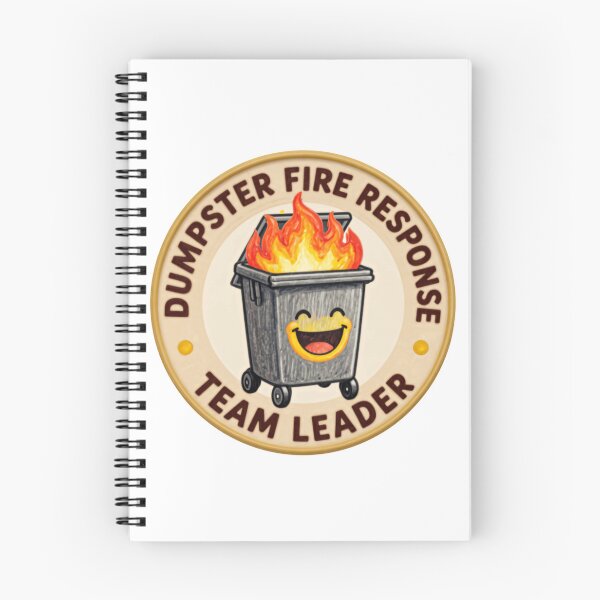 Item preview, Dumpster Fire Response Team Leader Work Humor Funny Manager Office Boss Problem Solver designed and sold by HumansStuck12.