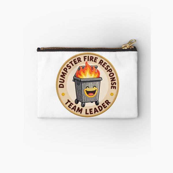 Item preview, Dumpster Fire Response Team Leader Work Humor Funny Manager Office Boss Problem Solver designed and sold by HumansStuck12.