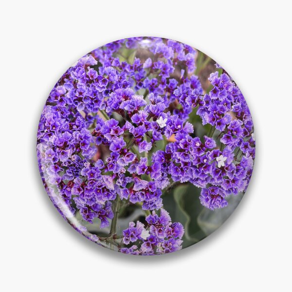 Item preview, Purple Statice Flowers Botanical Nature Photography designed and sold by Be Captured by Brittany Emma.