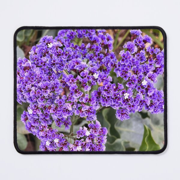 Item preview, Purple Statice Flowers Botanical Nature Photography designed and sold by Be Captured by Brittany Emma.