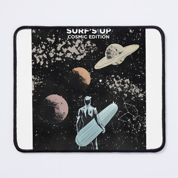 Item preview, Cosmic Surfer Retro Space Planet designed and sold by Noheqa.