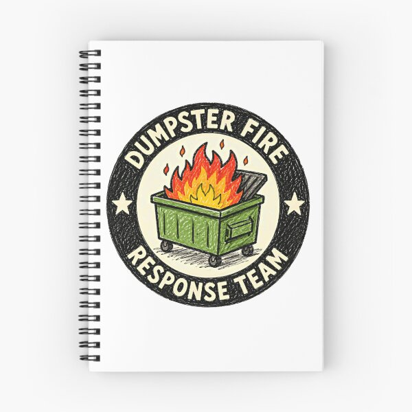 Item preview, Dumpster Fire Response Team Chaos Humor Meme designed and sold by HumansStuck12.