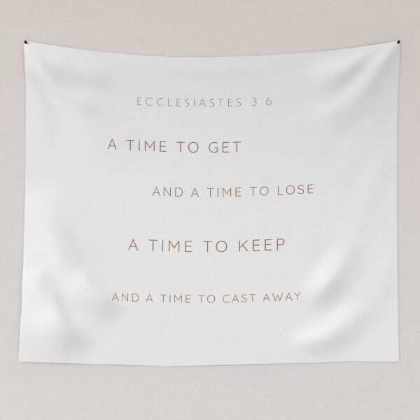 Item preview, Ecclesiastes 3:6 designed and sold by Undonemadenew.