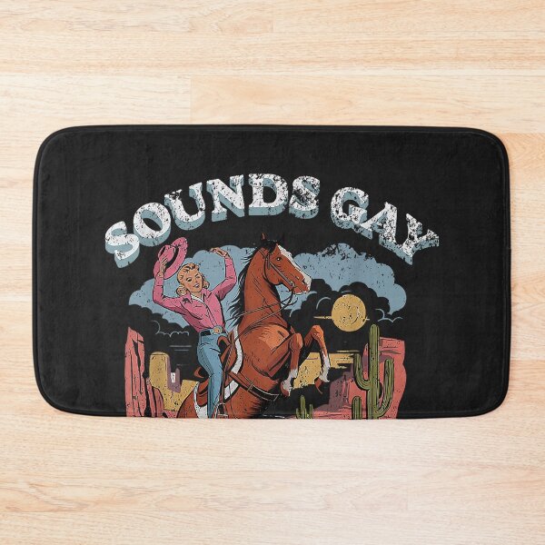 Item preview, Sounds Gay I'm in Cowboy Western LGBT Lesbian Trans Pride designed and sold by CriseldaBruning.