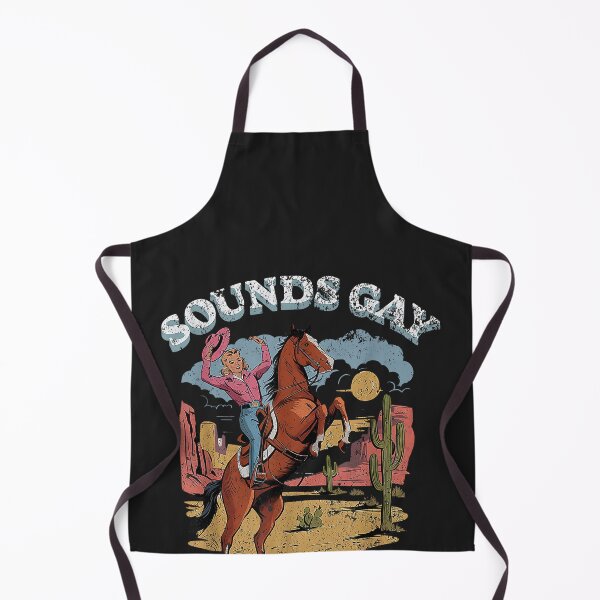 Item preview, Sounds Gay I'm in Cowboy Western LGBT Lesbian Trans Pride designed and sold by CriseldaBruning.