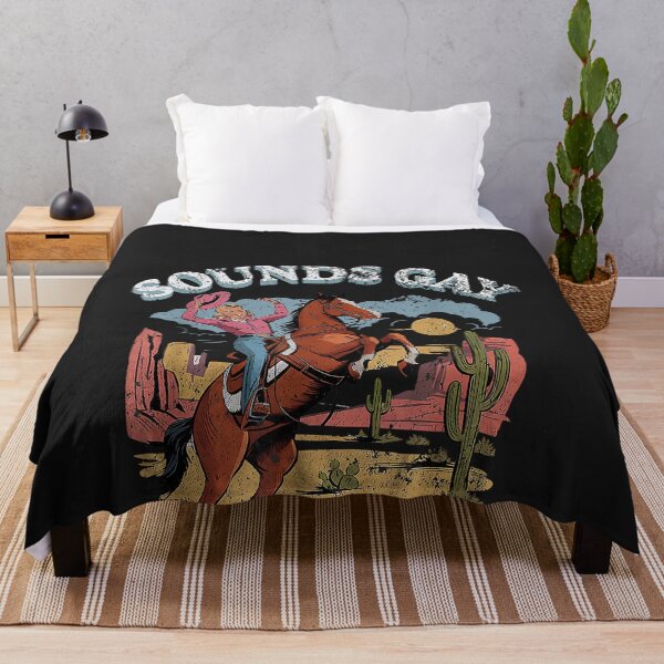 Item preview, Sounds Gay I'm in Cowboy Western LGBT Lesbian Trans Pride designed and sold by CriseldaBruning.