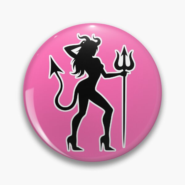 Item preview, Sexy Devil Girl Silhouette Graphic - Edgy Succubus Pin-Up Illustration designed and sold by MakarenaCreate.