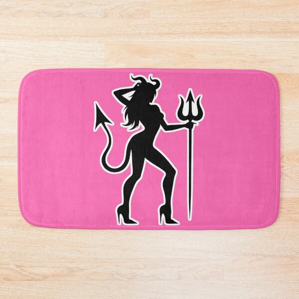 Item preview, Sexy Devil Girl Silhouette Graphic - Edgy Succubus Pin-Up Illustration designed and sold by MakarenaCreate.