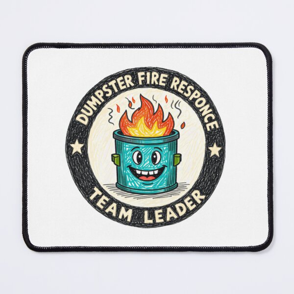 Item preview, Dumpster Fire Response Team Leader Funny Manager Workplace Humor designed and sold by HumansStuck12.