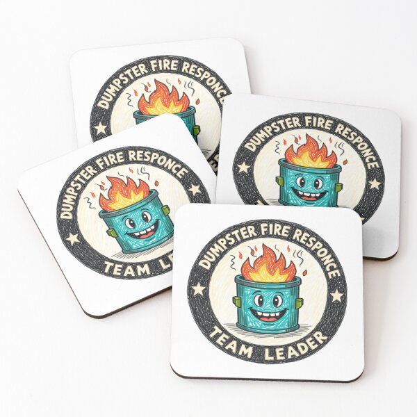 Item preview, Dumpster Fire Response Team Leader Funny Manager Workplace Humor designed and sold by HumansStuck12.