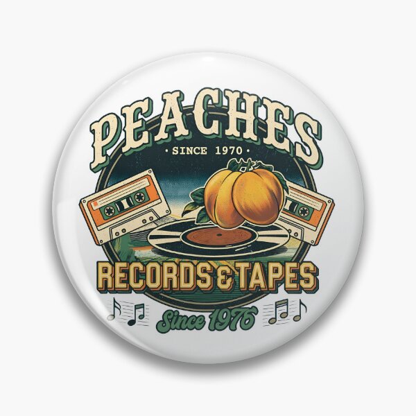 Item preview, Vintage Peaches Records Store Distressed designed and sold by Noheqa.