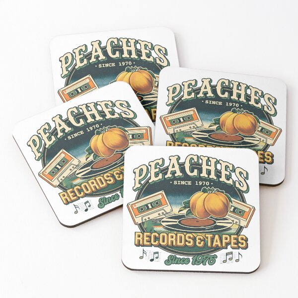 Item preview, Vintage Peaches Records Store Distressed designed and sold by Noheqa.