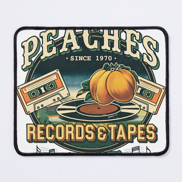 Item preview, Vintage Peaches Records Store Distressed designed and sold by Noheqa.