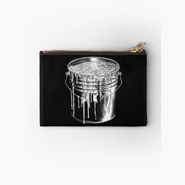 Item preview, Dripping Paint Bucket Black and White Artist Design designed and sold by inkoutninja.