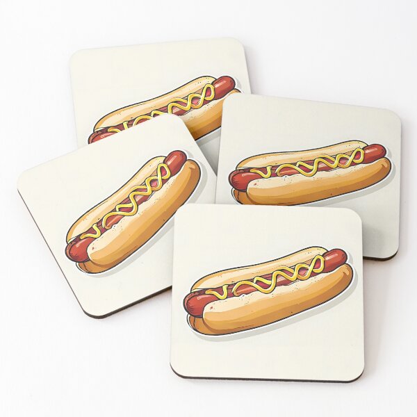 Item preview, Vintage Dog: 1950s Retro Hot Dog Mustard Mid-Centu designed and sold by Mercella-Inc.