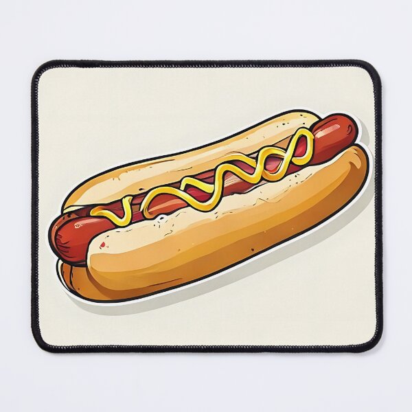 Item preview, Vintage Dog: 1950s Retro Hot Dog Mustard Mid-Centu designed and sold by Mercella-Inc.