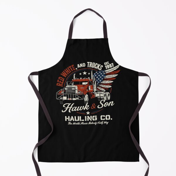 Item preview, Red White Hawk and Son 1987 Hauling co the world needs nobody half way designed and sold by Harmontal.