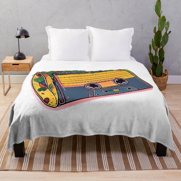 Item preview, Taco Tape: 1980s Cassette Tape Taco Retro Neon Foo designed and sold by Mercella-Inc.