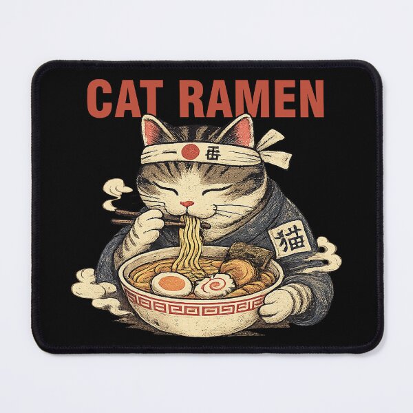 Item preview, Cat Ramen designed and sold by EvilSkullofc.