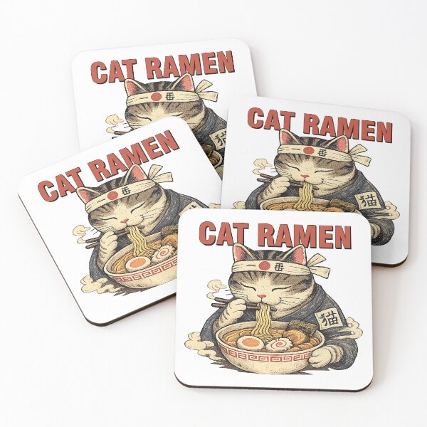 Item preview, Cat Ramen designed and sold by EvilSkullofc.