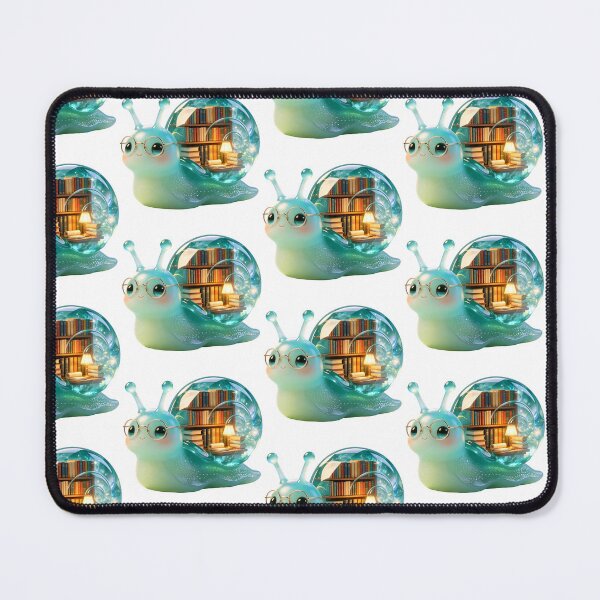 Item preview, Emerald Snail - Kawaii Wise Bookworm Library Edition designed and sold by ABYSSLAB.