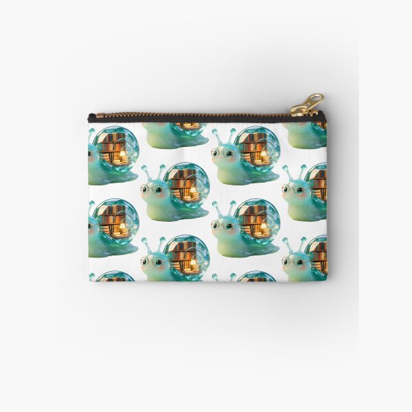 Item preview, Emerald Snail - Kawaii Wise Bookworm Library Edition designed and sold by ABYSSLAB.