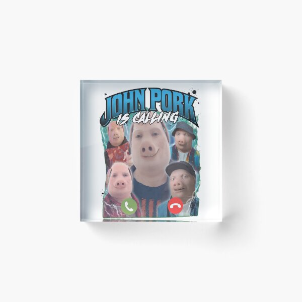 Item preview, Pork Face Video Call Meme  designed and sold by Noheqa.