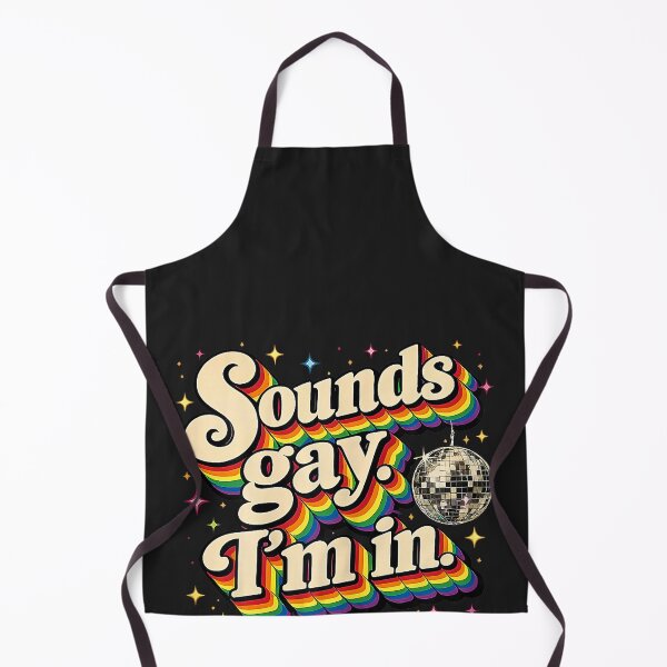Item preview, Sounds Gay I'm in Retro Rainbow Pride LGBTQ designed and sold by CriseldaBruning.