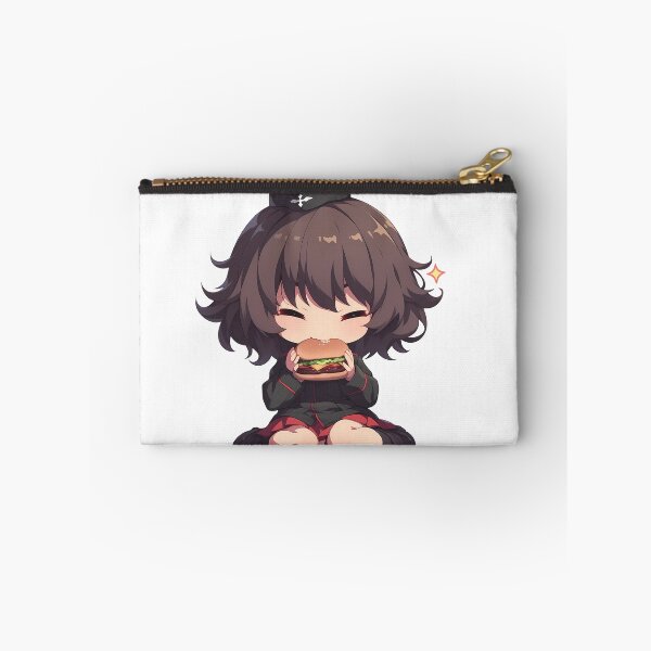 Item preview, Nishizumi Maho Girls und Panzer Chibi Burger Smile designed and sold by earlobejerk.