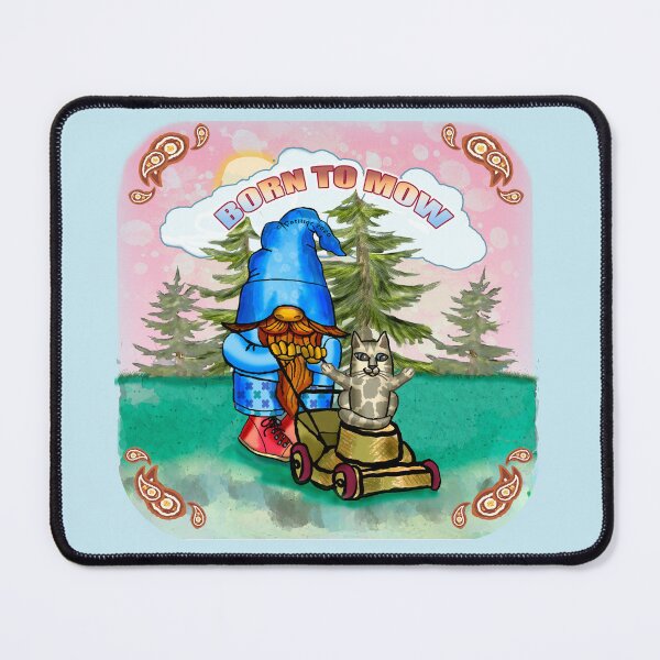 Item preview, Born To Mow Gnome designed and sold by artmuvz.