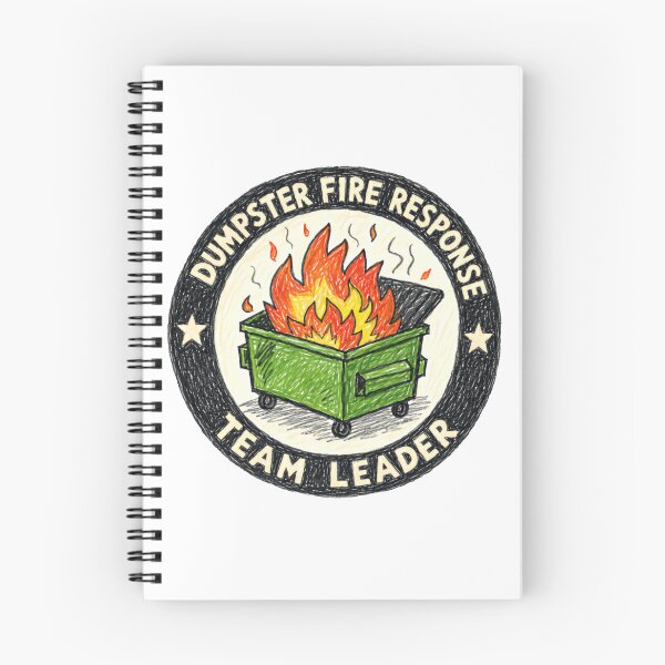 Item preview, Dumpster Fire Response Team Leader Manager Supervisor Work Humor designed and sold by HumansStuck12.