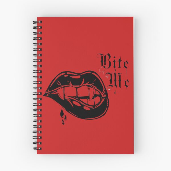 Item preview, Bite Me Vampire Lips Graphic - Dark Gothic Aesthetic Illustration designed and sold by MakarenaCreate.